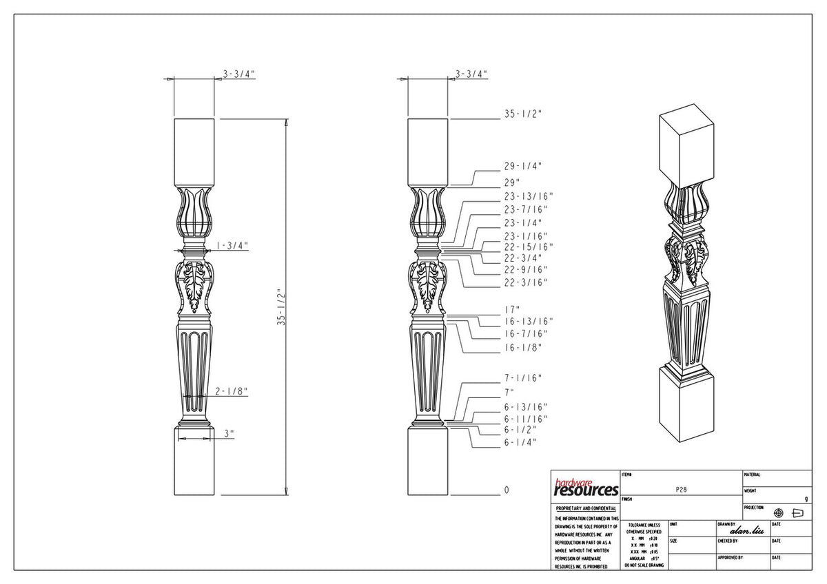 Specification Drawing