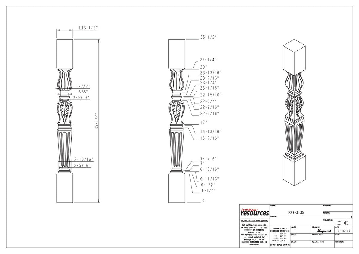 Specification Drawing