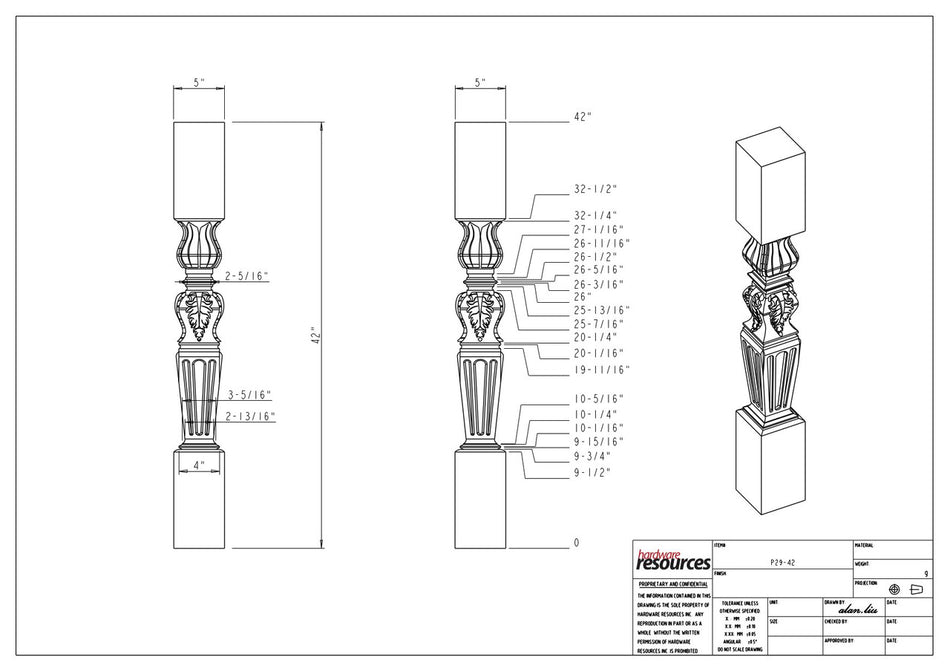 Specification Drawing