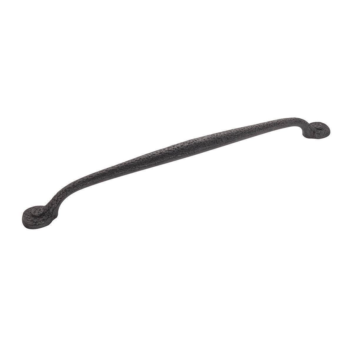 Hickory P2994-BI: 12" cc Refined Rustic Cabinet Pull - Black Iron
