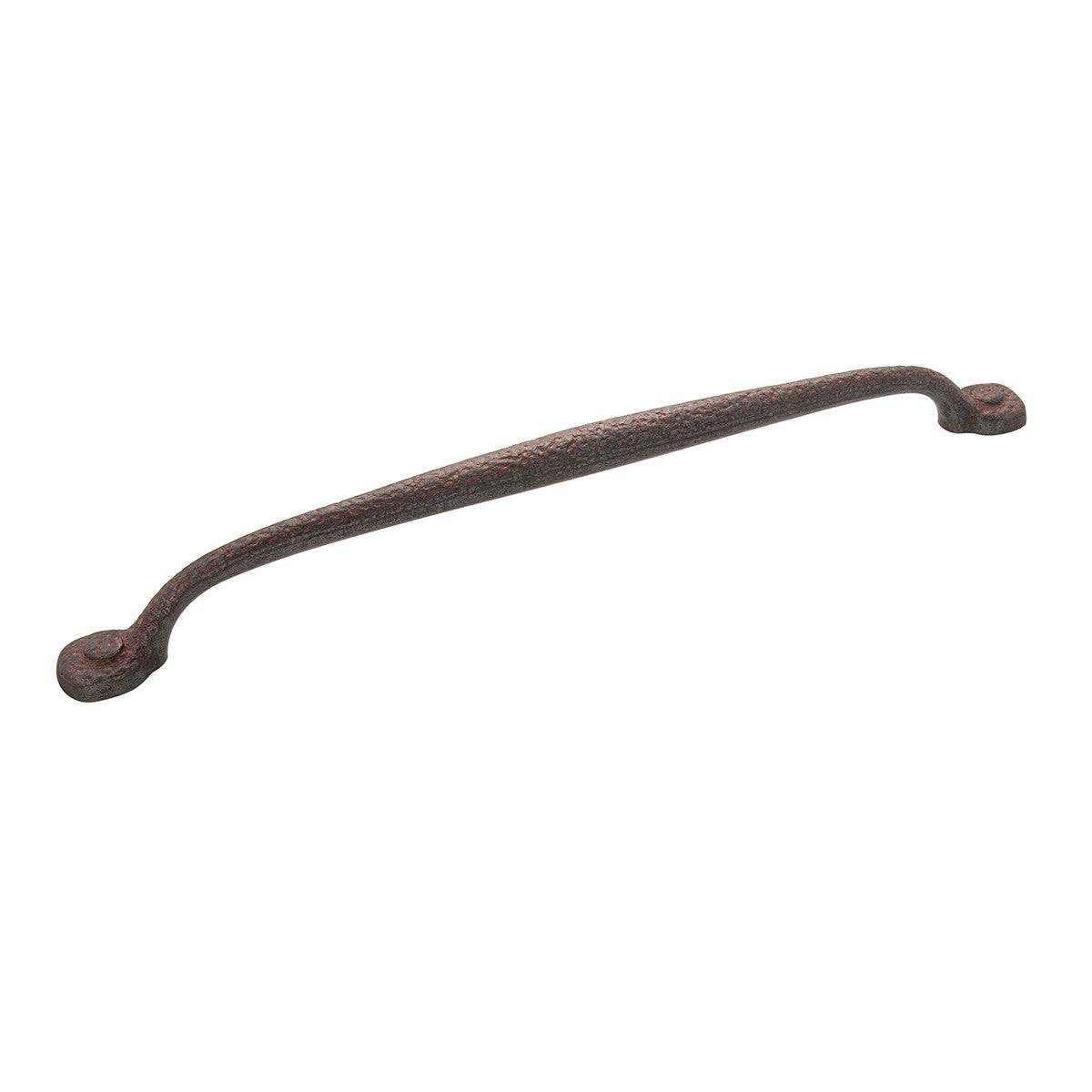 Hickory P2994-RI: 12" cc Refined Rustic Cabinet Pull - Rustic Iron