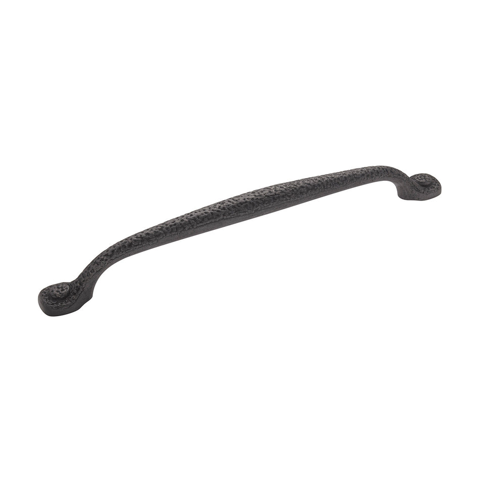 Hickory P2995-BI: 224mm cc Refined Rustic Cabinet Pull - Black Iron