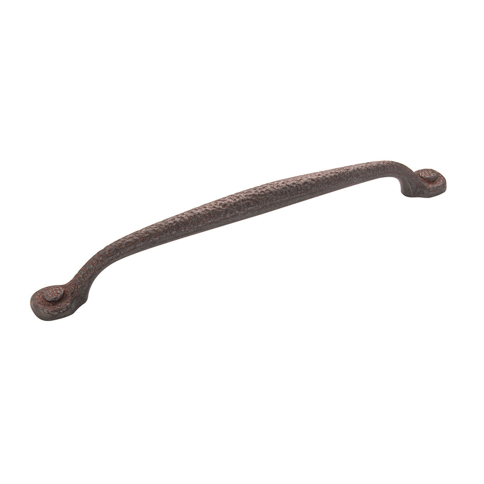 Hickory P2995-RI: 224mm cc Refined Rustic Cabinet Pull - Rustic Iron