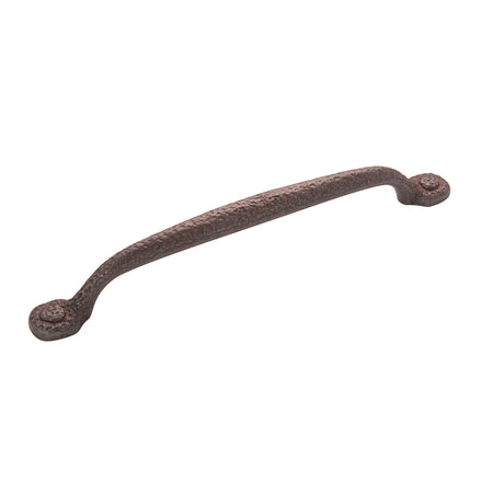 Hickory P2996-RI: 192mm cc Refined Rustic Cabinet Pull - Rustic Iron
