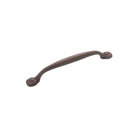 Hickory P2997-RI: 160mm cc Refined Rustic Cabinet Pull - Rustic Iron