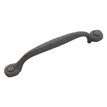 Hickory P2998-BI: 128mm cc Refined Rustic Cabinet Pull - Black Iron