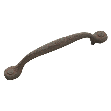 Hickory P2998-RI: 128mm cc Refined Rustic Cabinet Pull - Rustic Iron