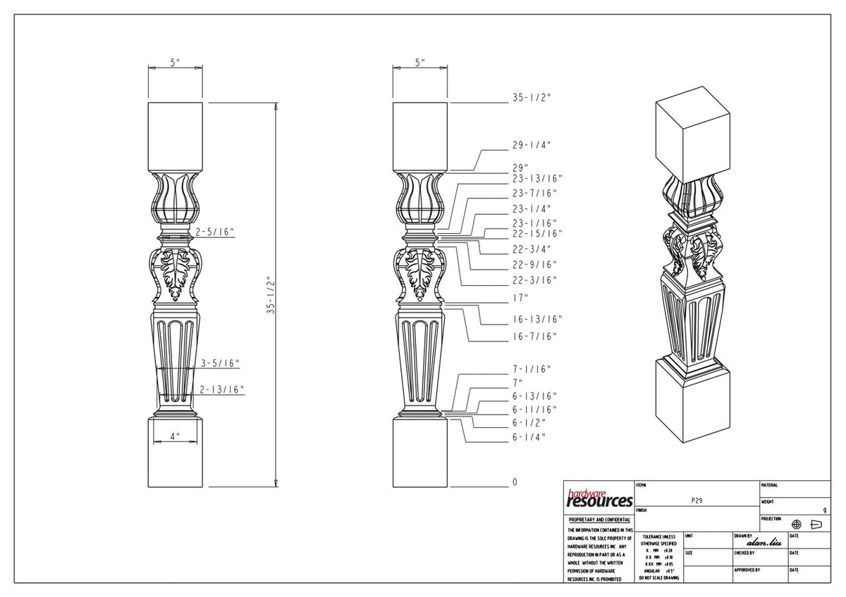 Specification Drawing
