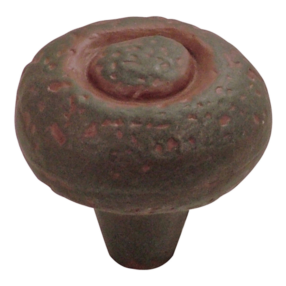 Hickory P3003-RI: 1-1/2" Refined Rustic Cabinet Knob - Rustic Iron