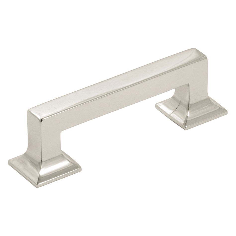 Hickory P3010-14: 3" cc Studio Cabinet Pull - Polished Nickel