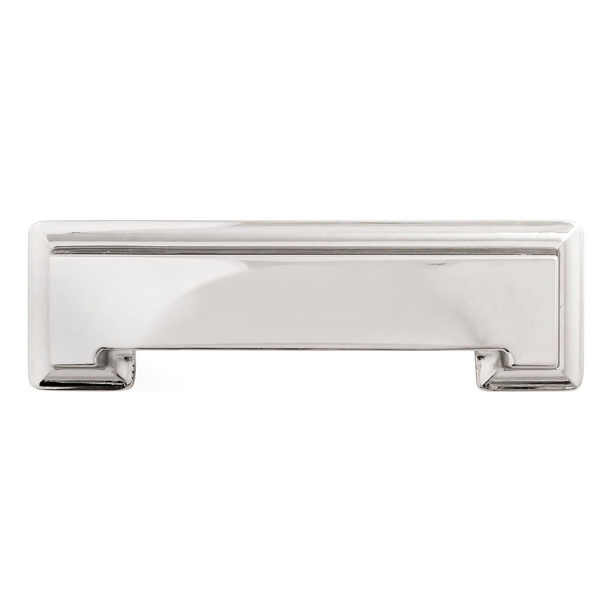 Hickory P3013-14: 3 and 96mm cc Studio Cabinet Pull - Polished Nickel