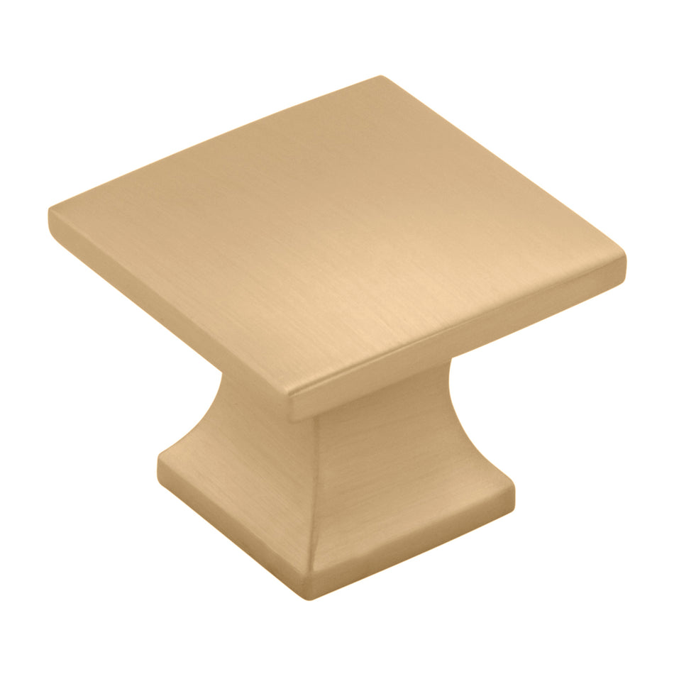 Hickory P3028-CBZ: 1-1/4" Studio Square Cabinet Knob - Champagne Bronze