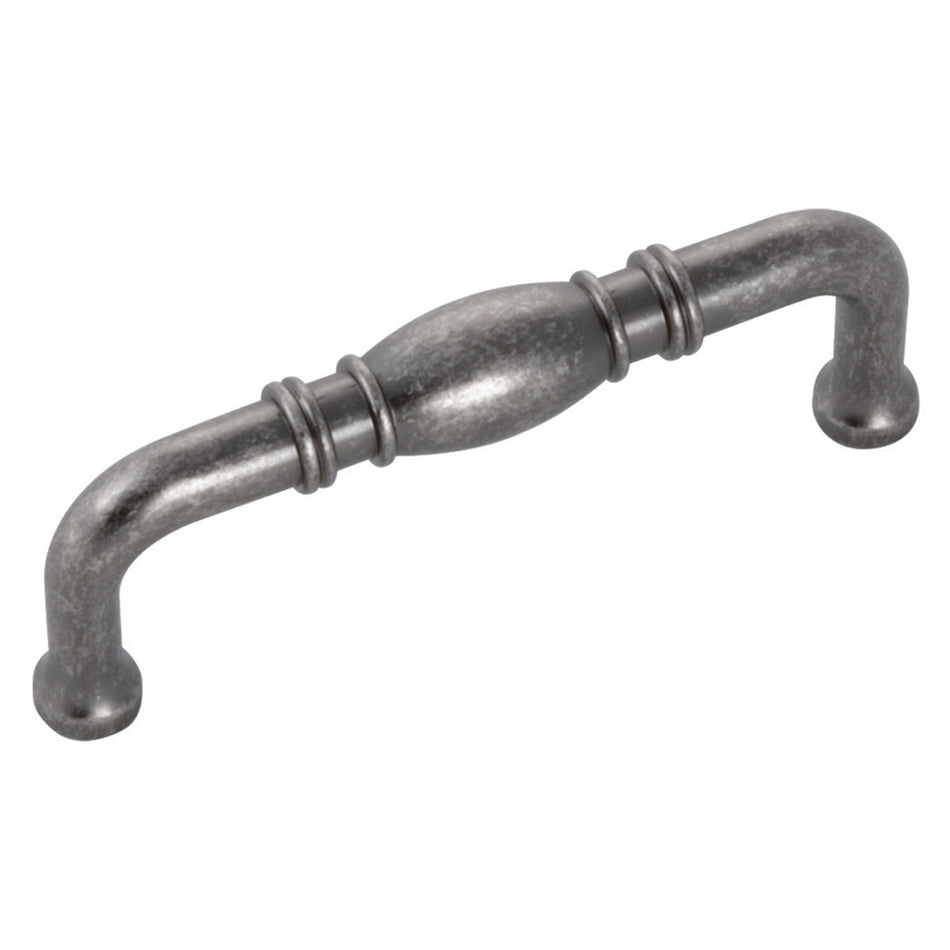 Hickory P3050-BNV: 3" cc Williamsburg Cabinet Pull - Black Nickel Vibed
