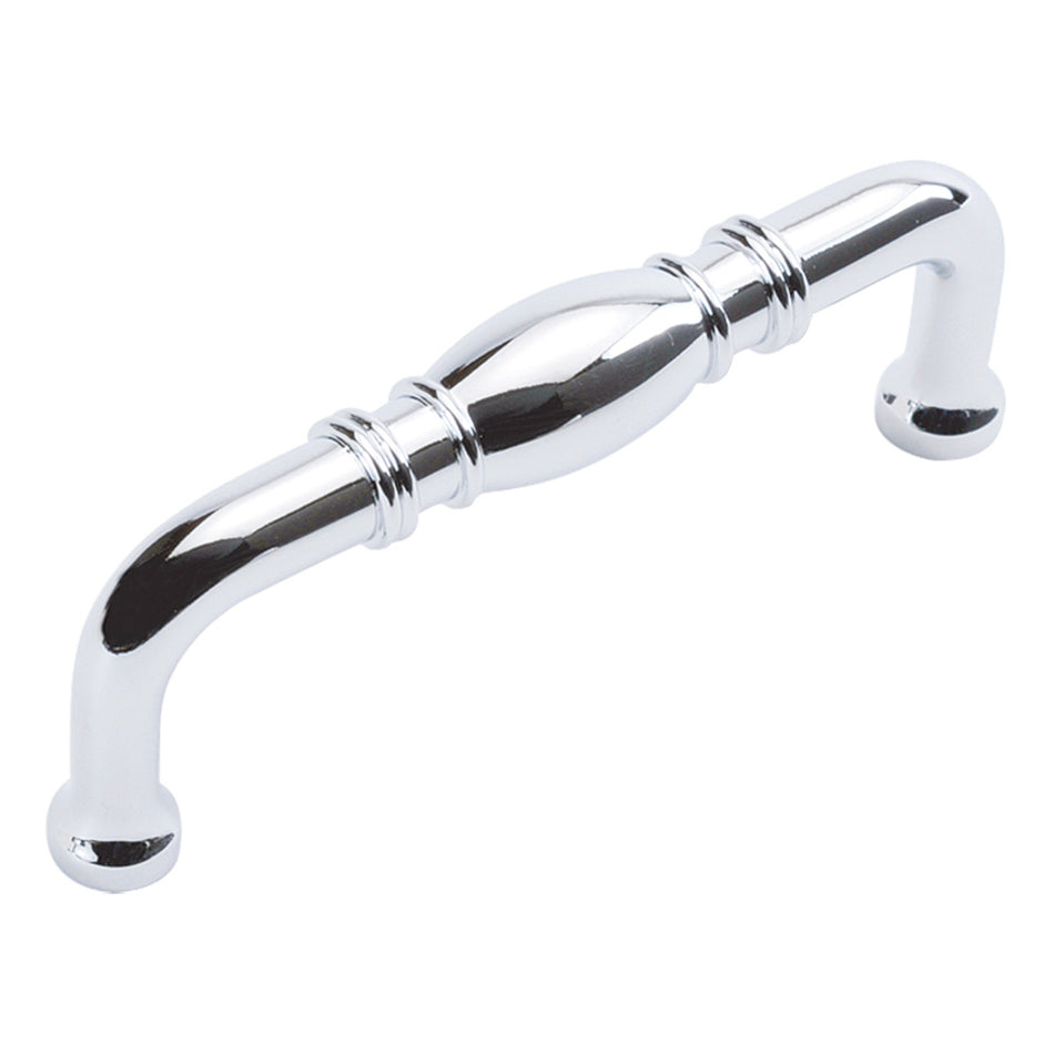 Hickory P3050-CH: 3" cc Williamsburg Cabinet Pull - Polished Chrome