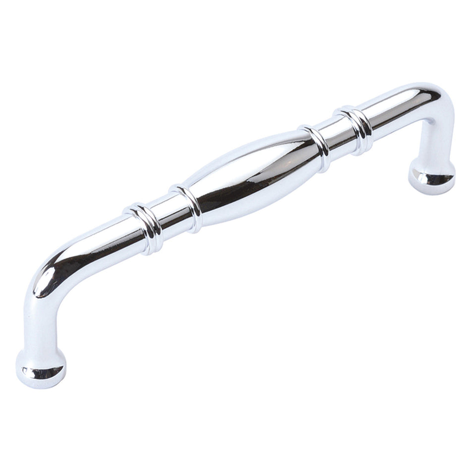 Hickory P3051-CH: 96mm cc Williamsburg Cabinet Pull - Polished Chrome