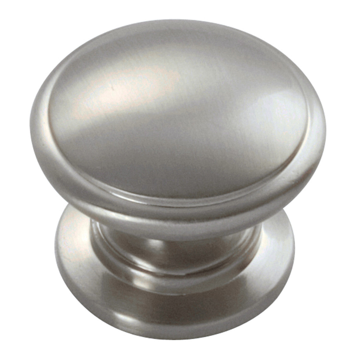 Hickory P3053-15: 1-1/4" Williamsburg Round Cabinet Knob - Satin Nickel