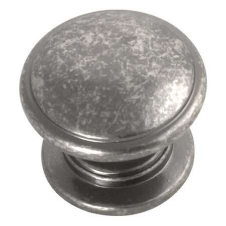 Hickory P3053-BNV: 1-1/4" Williamsburg Round Cabinet Knob - Black Nickel Vibed