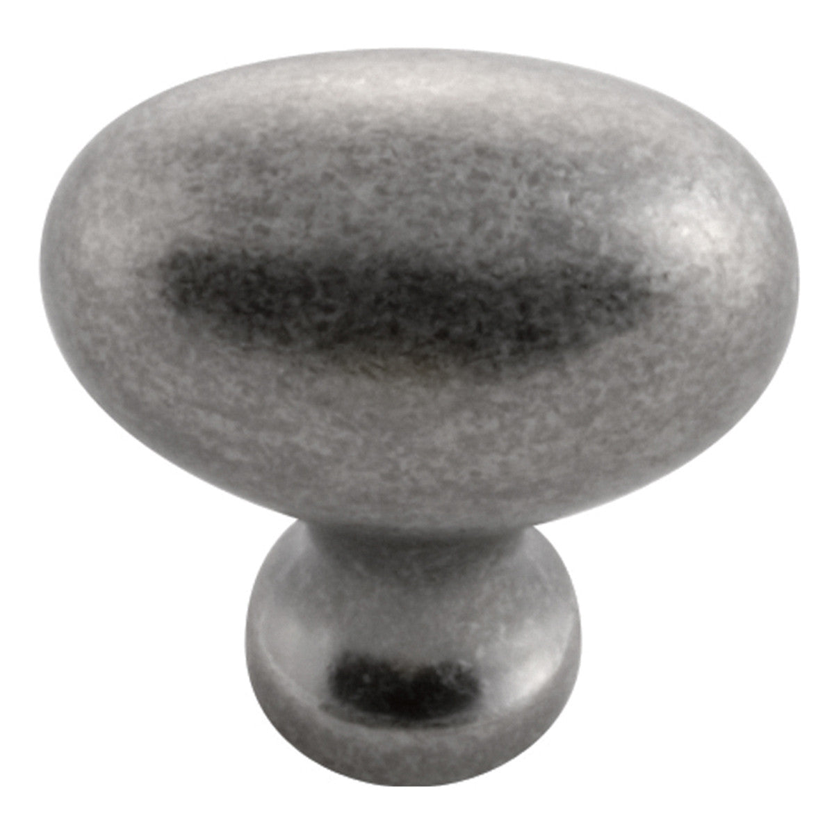 Hickory P3054-BNV: 1-1/4" Williamsburg Oval Cabinet Knob - Black Nickel Vibed