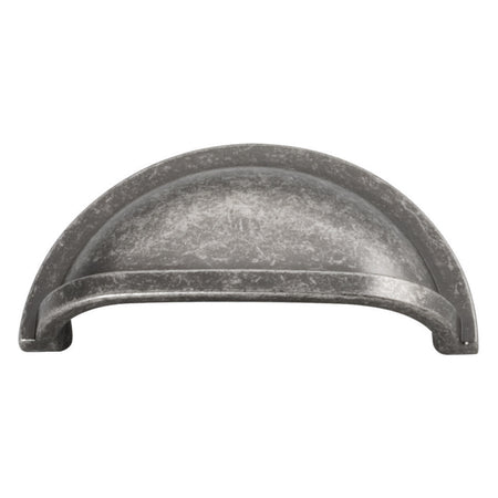Hickory P3055-BNV: 3" cc Williamsburg Cup Cabinet Pull - Black Nickel Vibed