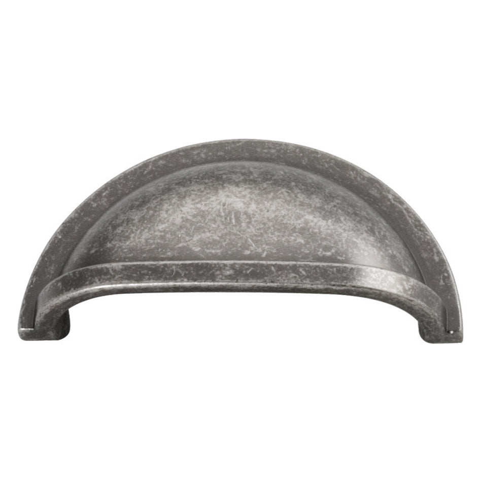 Hickory P3055-BNV: 3" cc Williamsburg Cup Cabinet Pull - Black Nickel Vibed