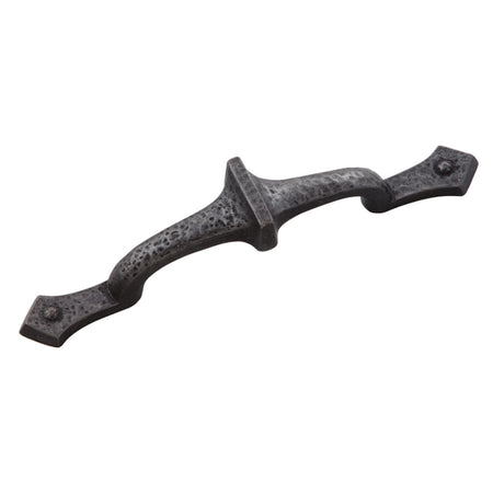 Hickory P3060-BI: 3" cc Mountain Lodge Cabinet Pull - Black Iron