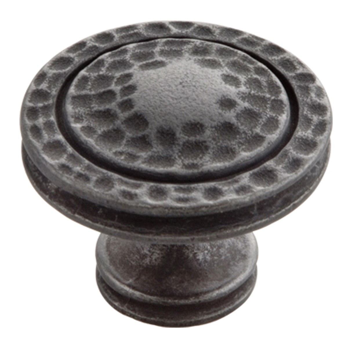 Hickory P3061-BI: 1-3/8" Mountain Lodge Cabinet Knob - Black Iron