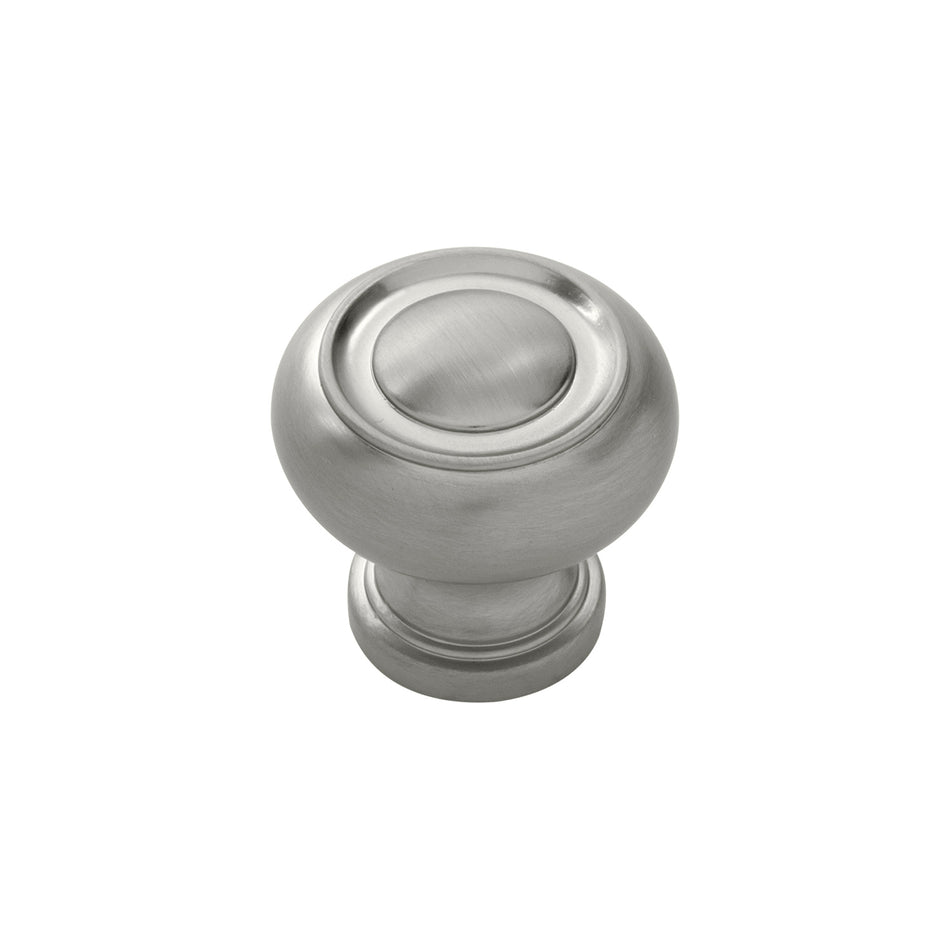 Hickory P3151-SS: 1-1/4" Cottage Mushroom Cabinet Knob - Stainless Steel