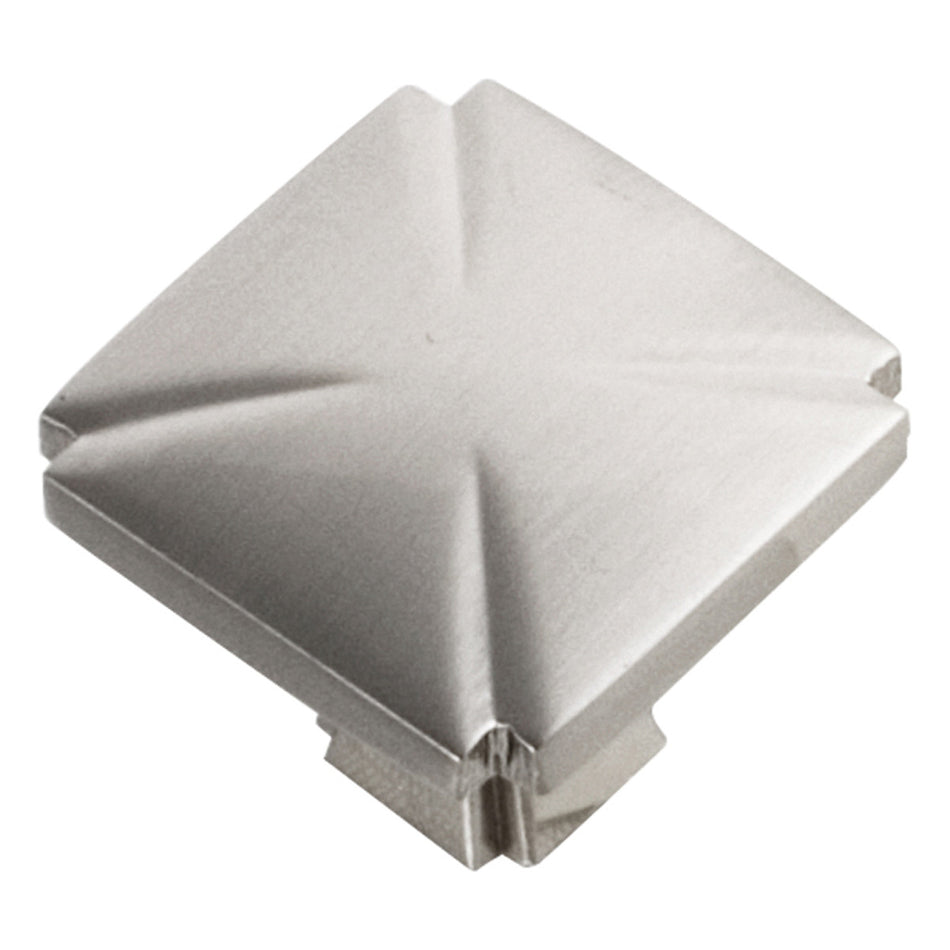 Hickory P3230-SN: 1-3/16" Bridges Cabinet Knob - Satin Nickel