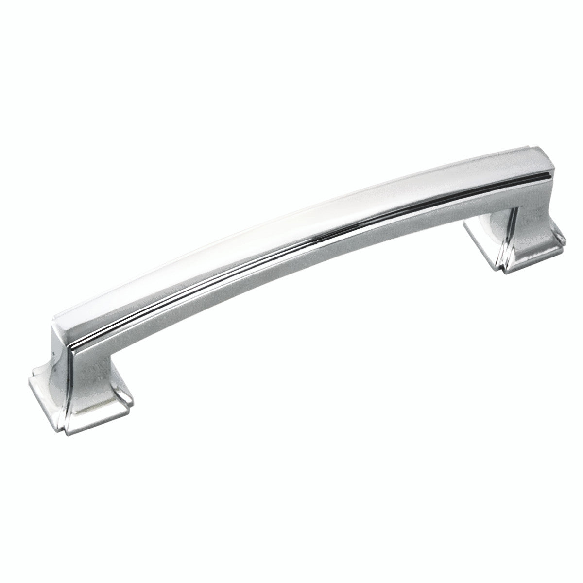 Hickory P3232-CH: 96mm cc Bridges Cabinet Pull - Polished Chrome