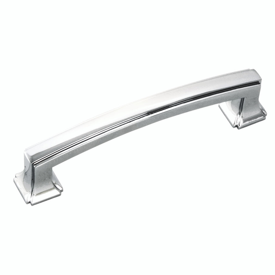 Hickory P3232-CH: 96mm cc Bridges Cabinet Pull - Polished Chrome
