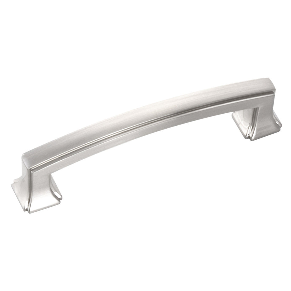 Hickory P3232-SN: 96mm cc Bridges Cabinet Pull - Satin Nickel