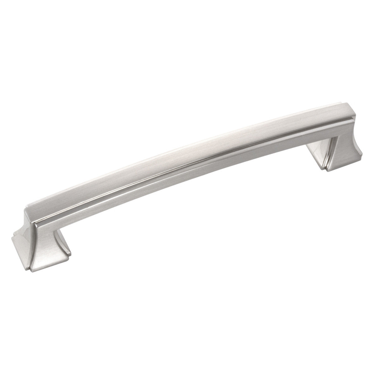 Hickory P3233-SN: 128mm cc Bridges Cabinet Pull - Satin Nickel