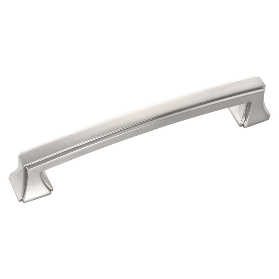 Hickory P3233-SN: 128mm cc Bridges Cabinet Pull - Satin Nickel