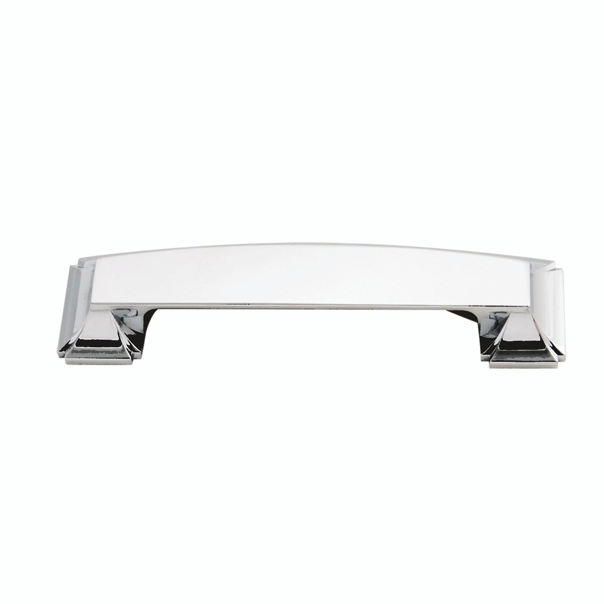 Hickory P3234-CH: 3 and 96mm cc Bridges Cabinet Pull - Polished Chrome