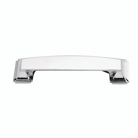 Hickory P3234-CH: 3 and 96mm cc Bridges Cabinet Pull - Polished Chrome