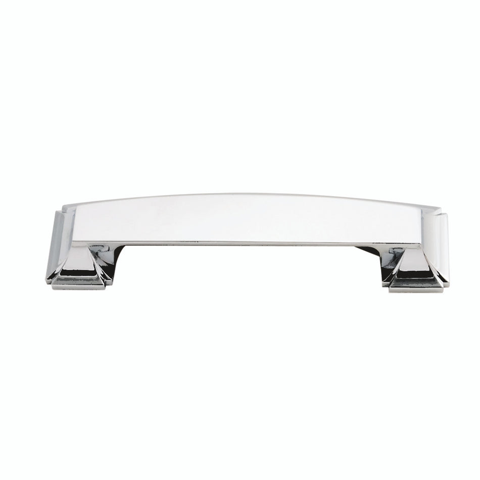 Hickory P3234-CH: 3 and 96mm cc Bridges Cabinet Pull - Polished Chrome