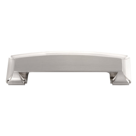 Hickory P3234-SN: 3 and 96mm cc Bridges Cabinet Pull - Satin Nickel