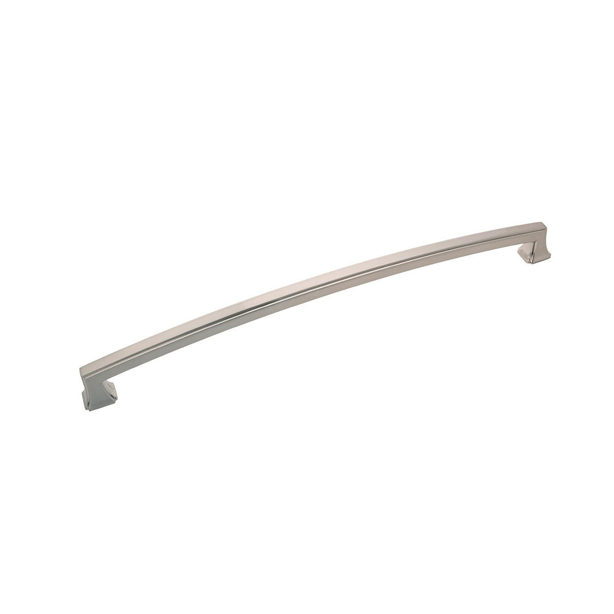 Hickory P3238-SN: 12" cc Bridges Cabinet Pull - Satin Nickel