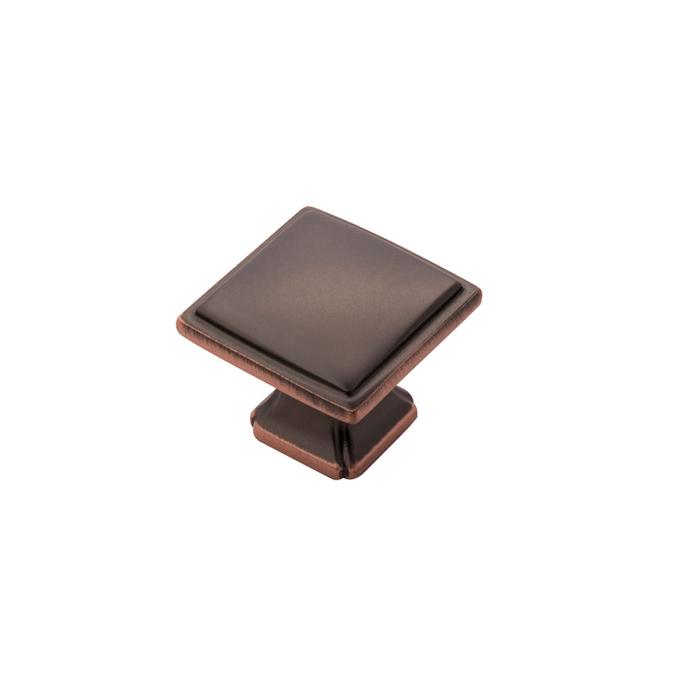 Hickory P3240-OBH: 1-1/4" Bridges Cabinet Knob - Oil-Rubbed Bronze Highlighted