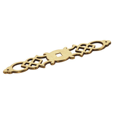 Hickory P326-LP: 5-1/2" Queen Anne Backplate - Lancaster Hand Polished