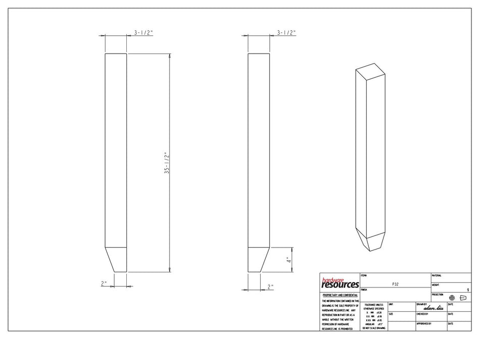 Specification Drawing