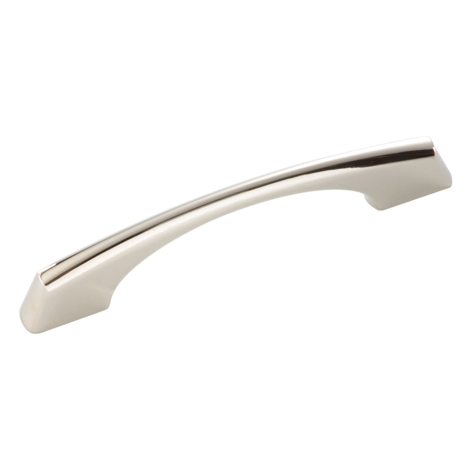Hickory P3370-14: 3" & 96mm cc Greenwich Cabinet Pull - Polished Nickel