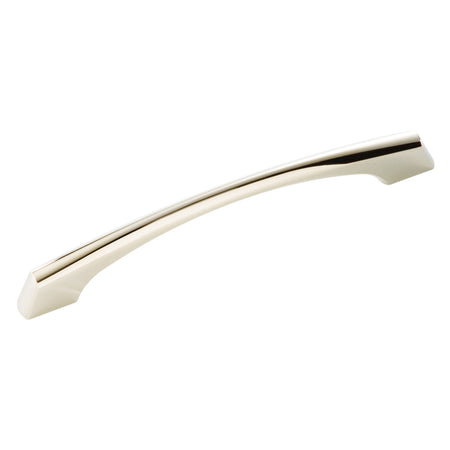 Hickory P3371-14: 128mm cc Greenwich Cabinet Pull - Polished Nickel