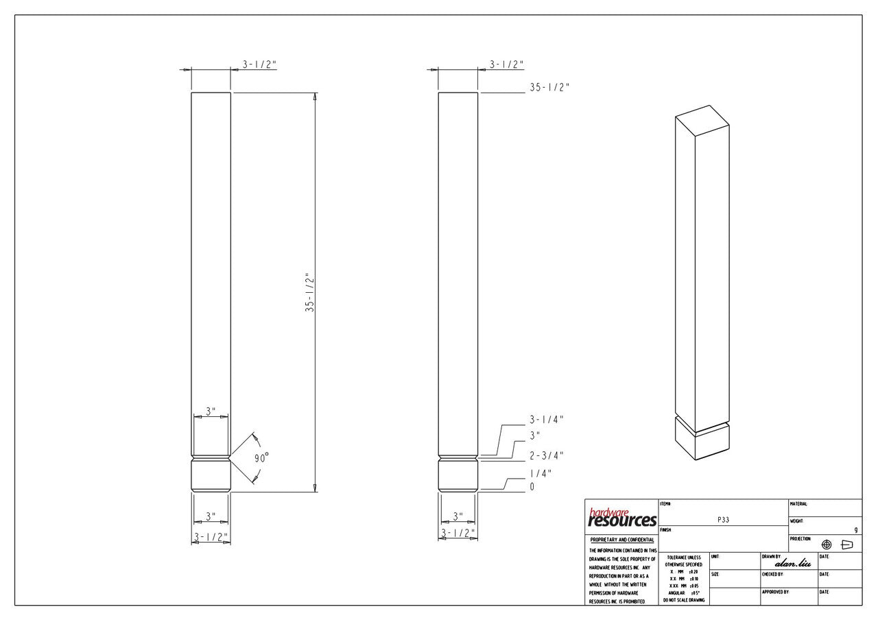 Specification Drawing