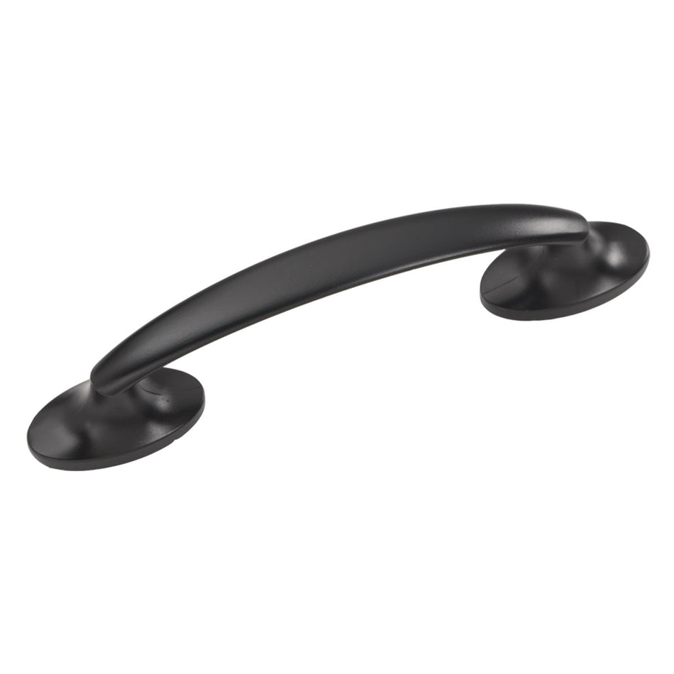 Hickory P3448-MB: 3" cc Luna Cabinet Pull - Matte Black
