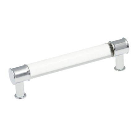 Hickory P3635-CACH: 128mm cc Midway Cabinet Pull - Crysacrylic/Polished Chrome