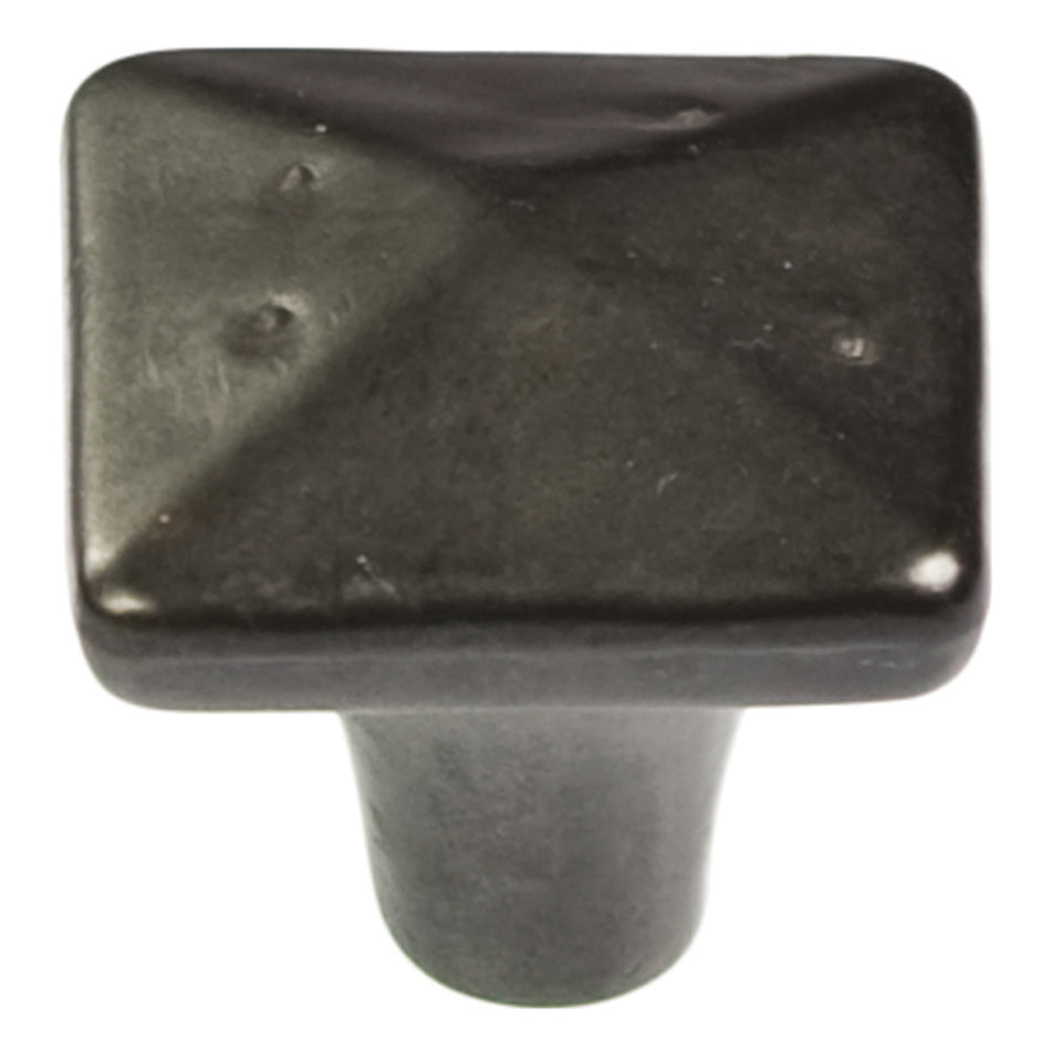 Hickory P3670-BI: 1-1/4" Carbonite Cabinet Knob - Black Iron