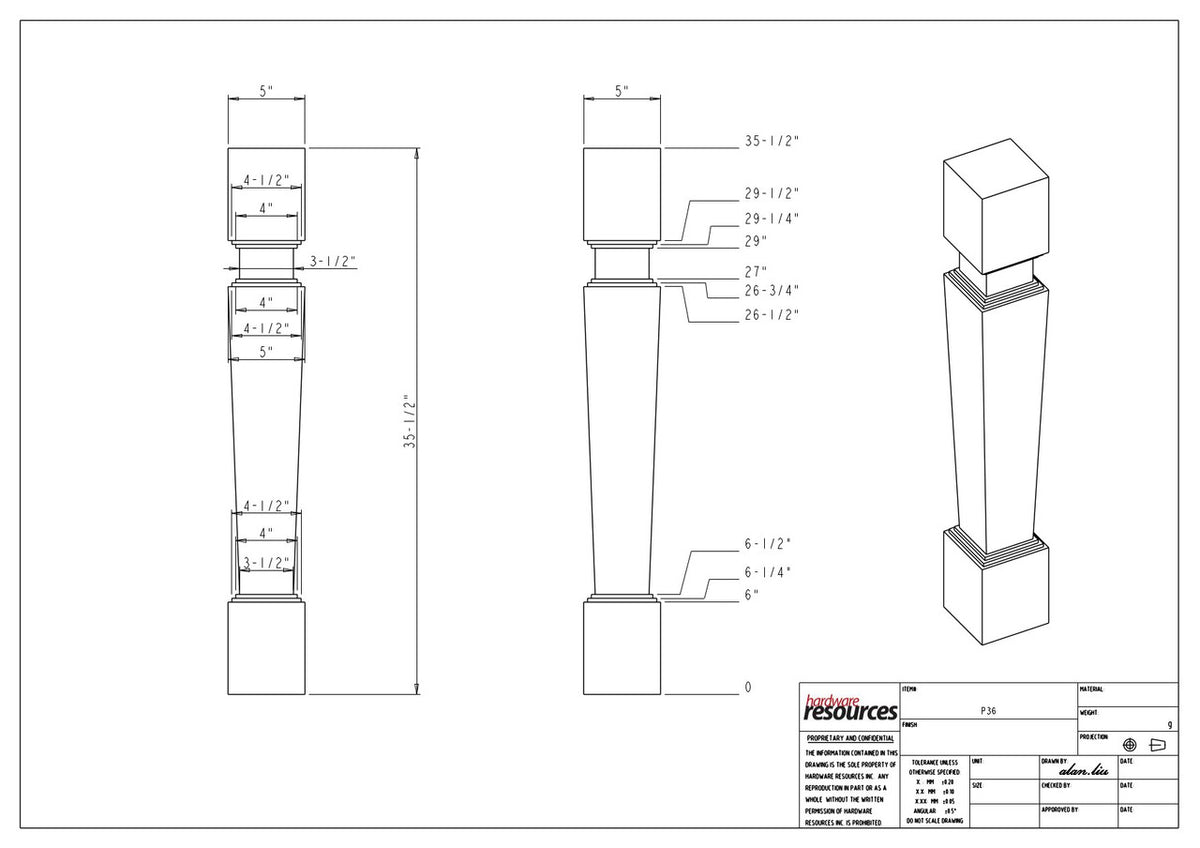 Specification Drawing
