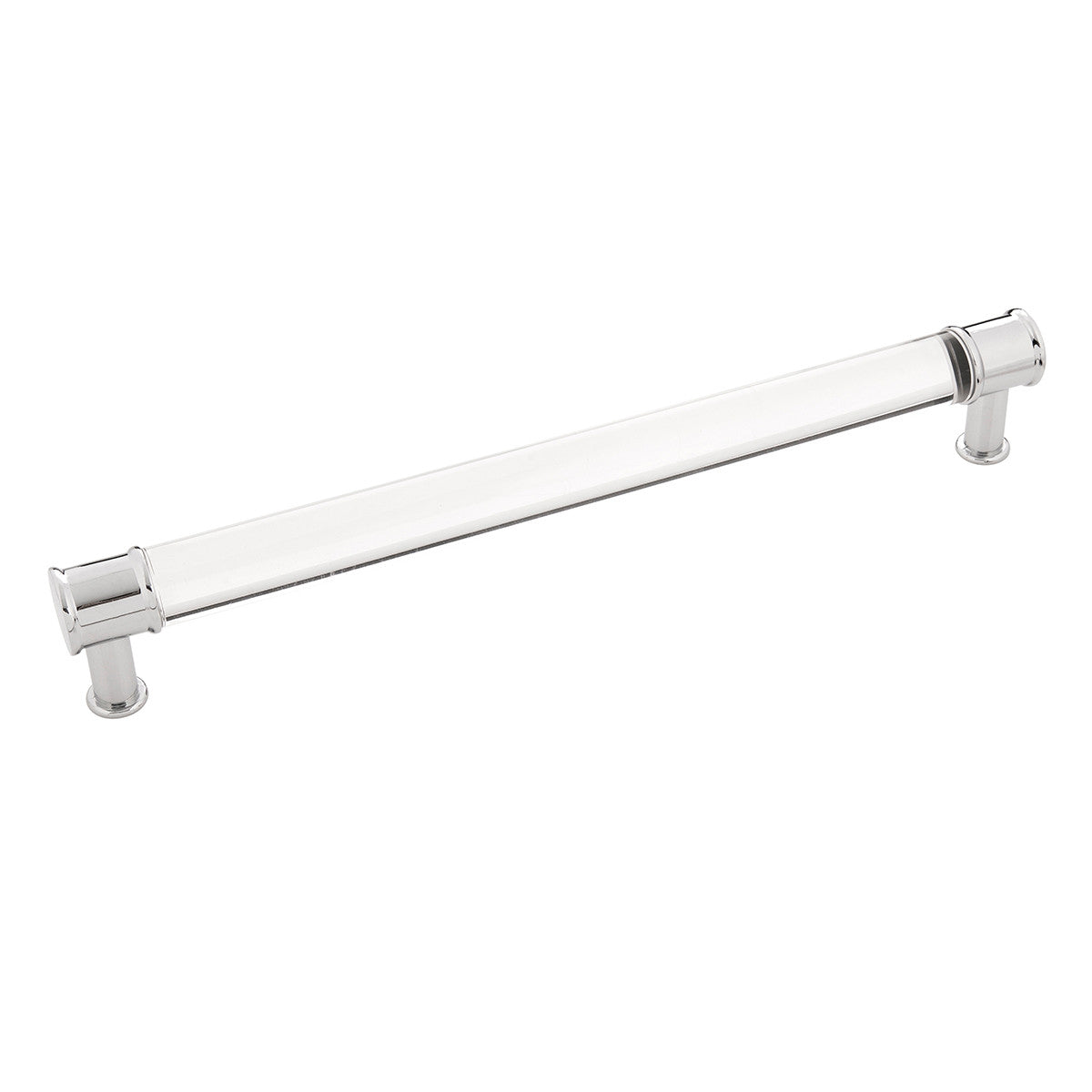 Hickory P3704-CACH: 224mm cc Midway Cabinet Pull - Crysacrylic/Polished Chrome