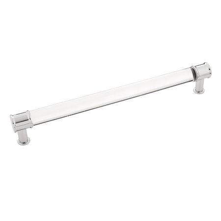 Hickory P3704-CACH: 224mm cc Midway Cabinet Pull - Crysacrylic/Polished Chrome